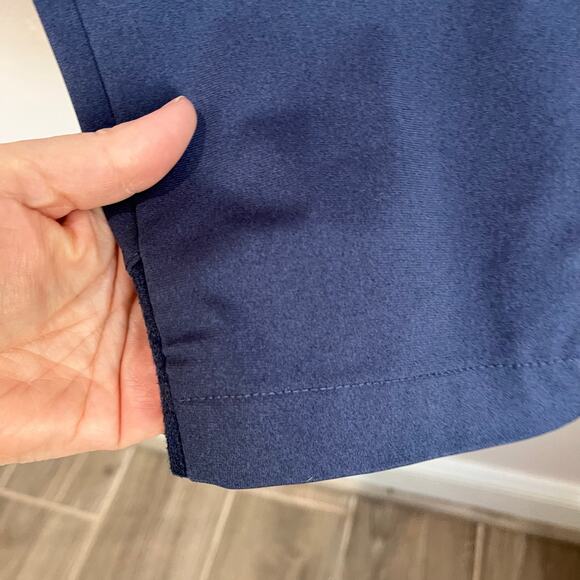 Ministry of Supply Kinetic Slim Pull On Pants Size 12 Navy Stretch Tech Career - Picture 4 of 7